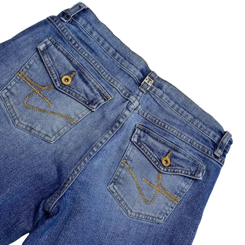 Vintage Tommy Hilfiger Tommy Jeans Denim Bermuda Shorts Flap Pockets Y2K 2005 9